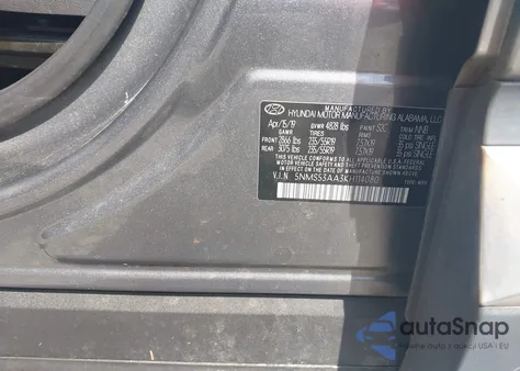 2019 Hyundai Santa Fe Ultimate 2.0T z USA, uszkodzony, nr VIN 5NMS53AA3KH114080